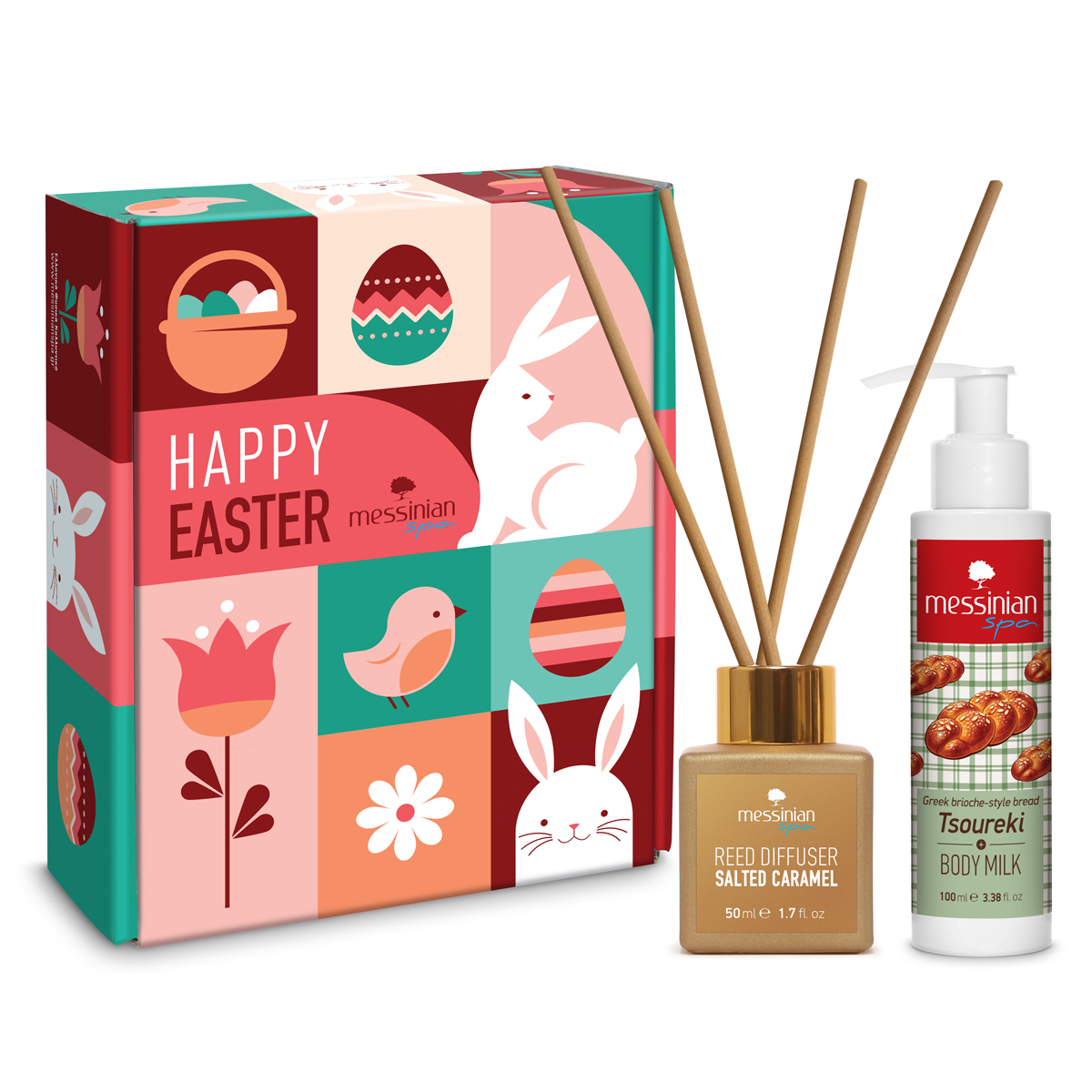 Beauty Box EASTER Deffuser Caramel + Tsoureki Body Milk