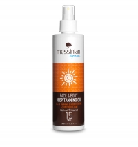 SUNSCREEN - DEEP TANNING OIL Walnut &amp; Carrot SPF 15 - 250ml