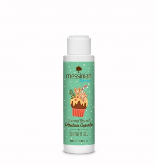 Caramel Biscuit Christmas Cupcake - Shower Gel